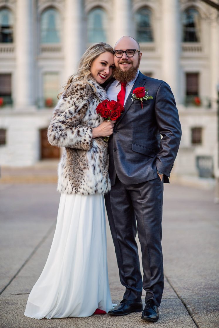 Catie & Ryan — wedding portrait by Sun Prairie Photo